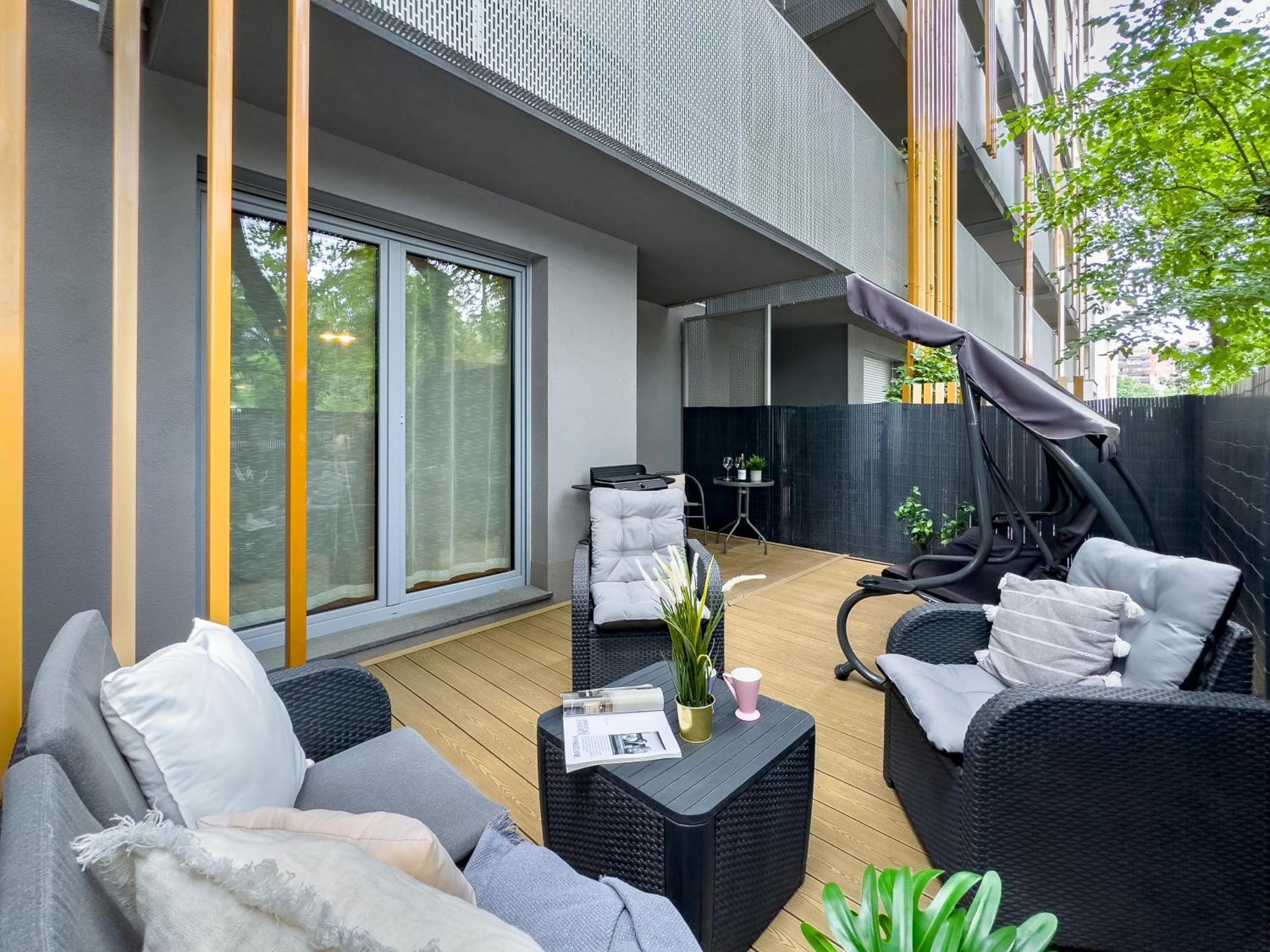 Apartament Z Duzym Tarasem W Centrum Krakowa Kültér fotó